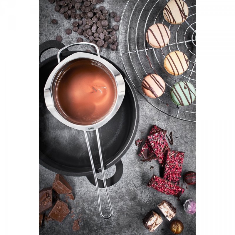 Naczynie do czekolady Gefu Melto - stal nierdzewna, 300ml, zmywarka