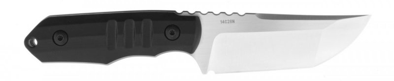 Womsi Stein nóż taktyczny czarne G10 14C28N