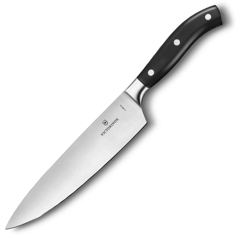 Victorinox Nóż Szefa Kuchni Kuty - Kute ostrze z wysokowęglowej stali, ergonomiczna rękojeść, precyzyjne cięcie - 20 cm - Model 7.7403.20G