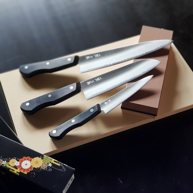Nóż kuchenny Suncraft SENZO ENTREE Santoku 167 mm [EN-02]