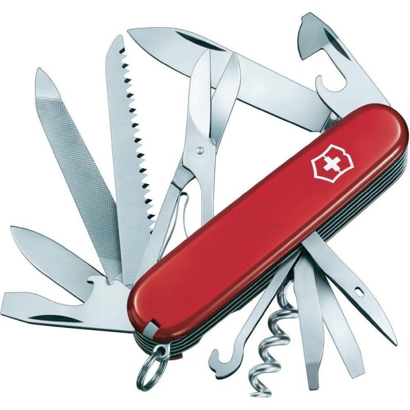 Victorinox Scyzoryk Ranger 1.3763 - 21 funkcji, nóż składany do survivalu i wypraw, z korkociągiem i otwieraczem - 91 mm
