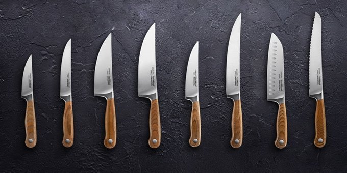 Nóż Santoku FEELWOOD 17 cm