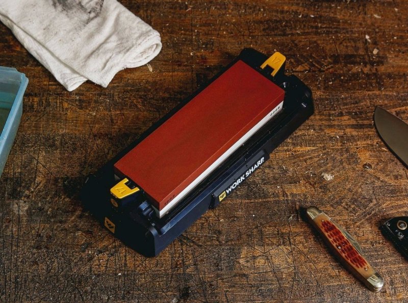 Kamień Wodny Work Sharp 1000/6000 Z Podstawą