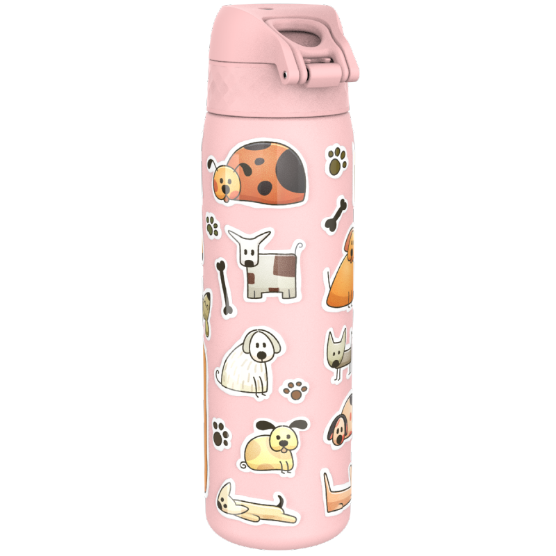 Bidon sportowy ION8 Single Wall I8SS600PPDOGS Dogs, 600 ml