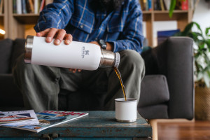 Termos Stanley Adventure To-Go Bottle 1 l Frost Biały (10-10819-058)