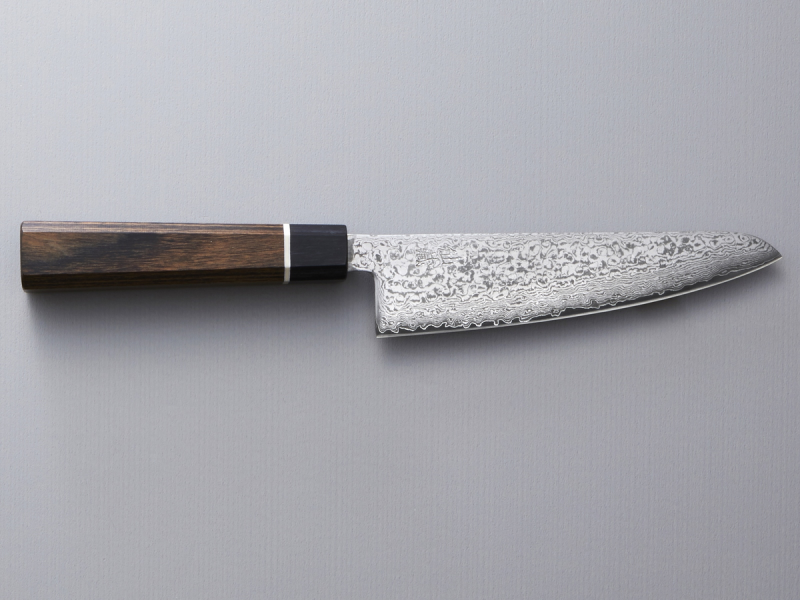 Nóż kuchenny Suncraft SENZO BLACK Santoku small 143 mm
