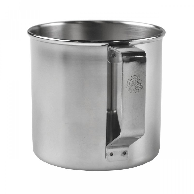 Kubek stalowy Zebra Thailand 12 cm