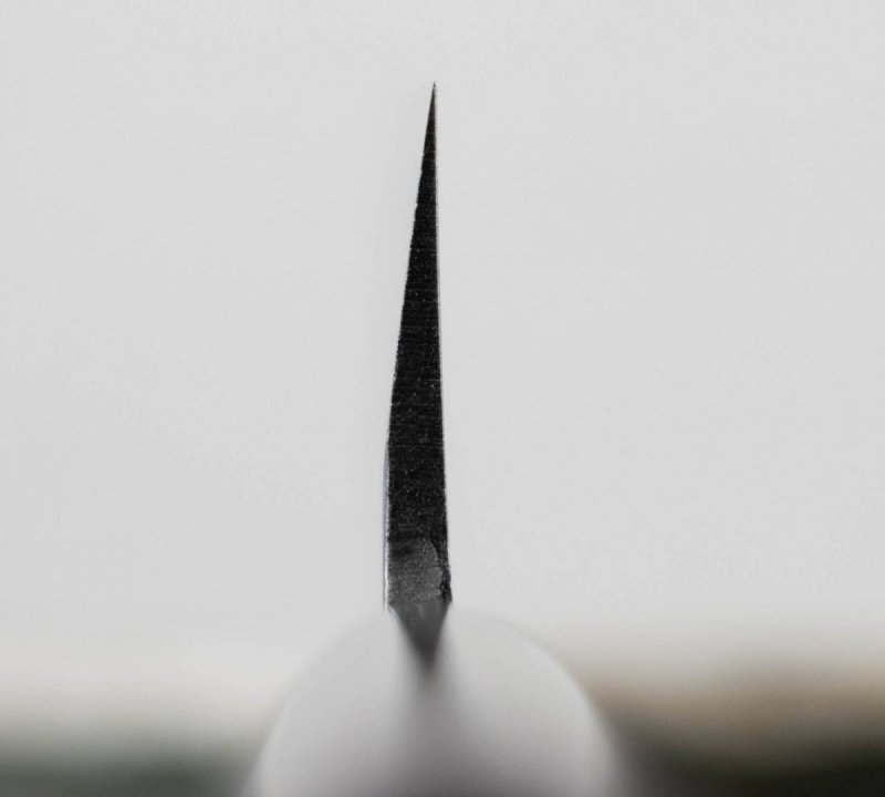 Hideo Kitaoka Shirogami Satin Nóż Kamagata Usuba 12 cm