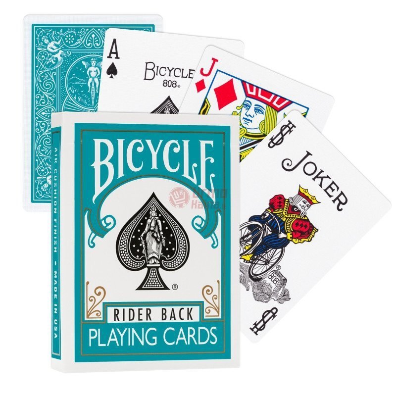 Karty do gry Bicycle Standard Rider Back Turkusowy 1 talia