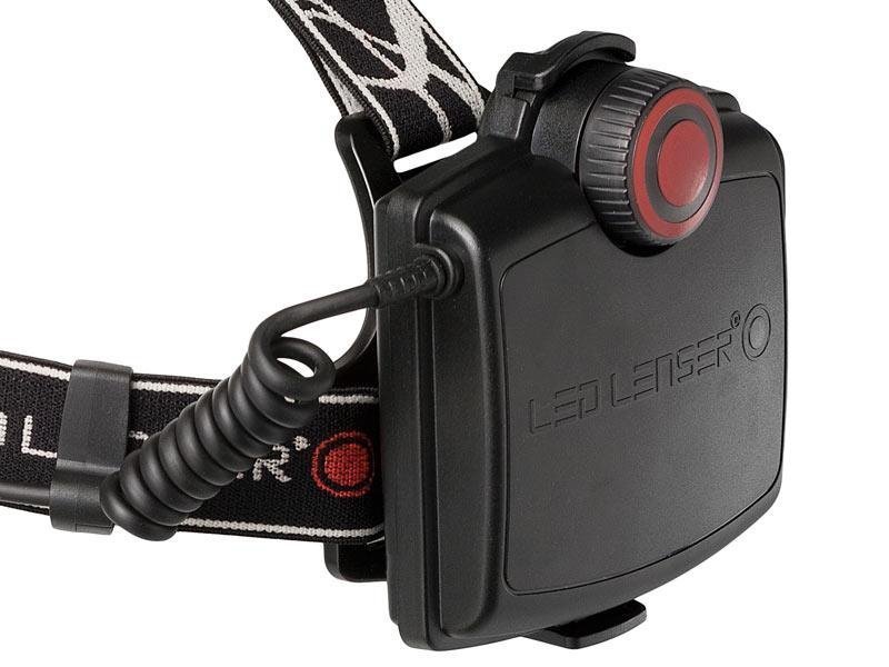 Latarka czołowa Led Lenser H14R.2 - Regulowana wiązka światła, długi czas pracy, wodoodporna, do outdoor i pracy - 300 m zasięgu - LedLenser