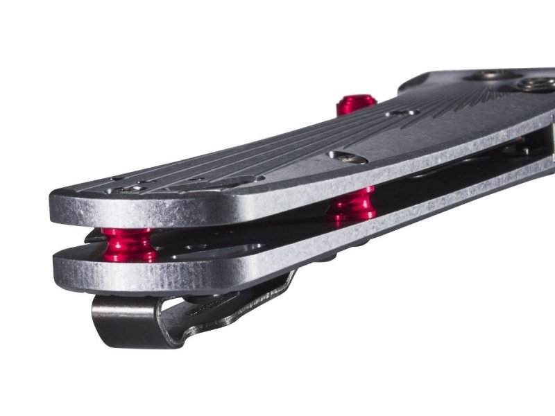 Nóż Benchmade 535BK-4 Bugout EDC M390 Aluminium Czerwony