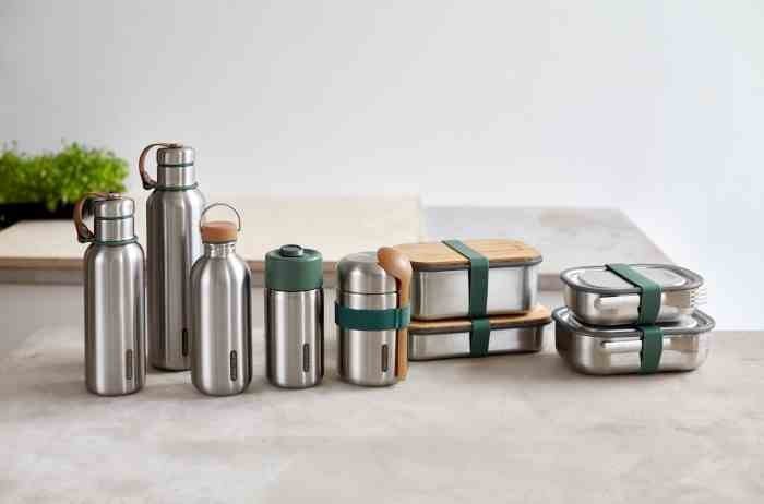 BB - Termos obiadowy stalowy, pomarańczowy