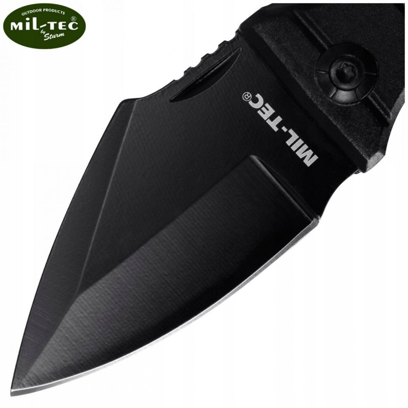 NÓŻ Ratowniczy MilTec Rescue Granat Składany Czarny