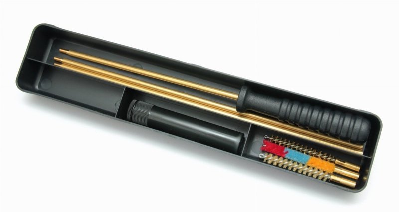 Mosiężny wycior + komplet szczotek + pudełko - 5.5 mm