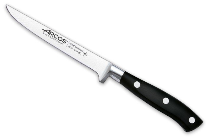 Nóż do trybowania Riviera Arcos, ostrze 13cm, stal NITRUM, ekologiczny