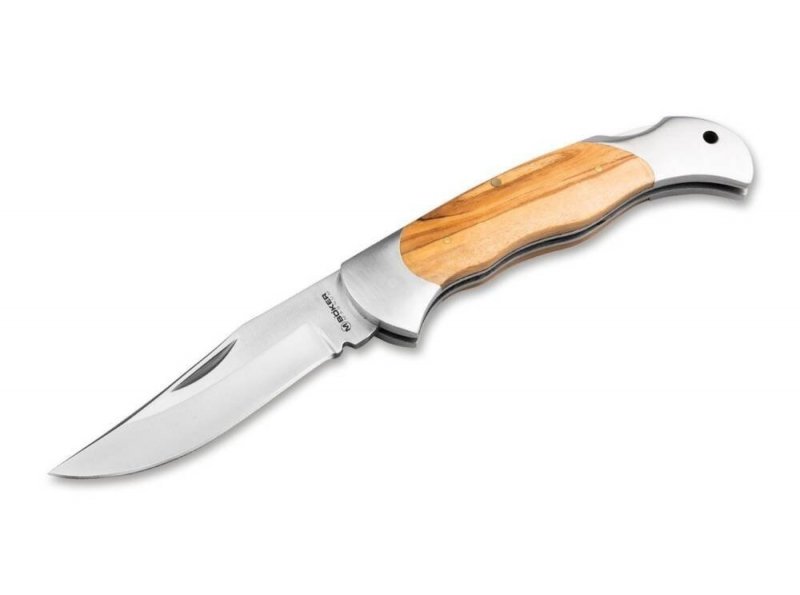 Nóż Magnum Classic Hunter One 9,5 cm drewno oliwne