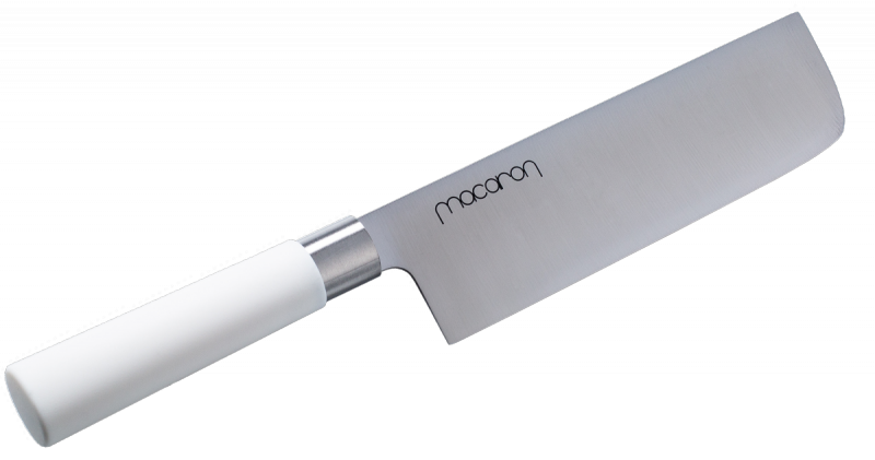 Satake Macaron White Nóż Nakiri 17 cm