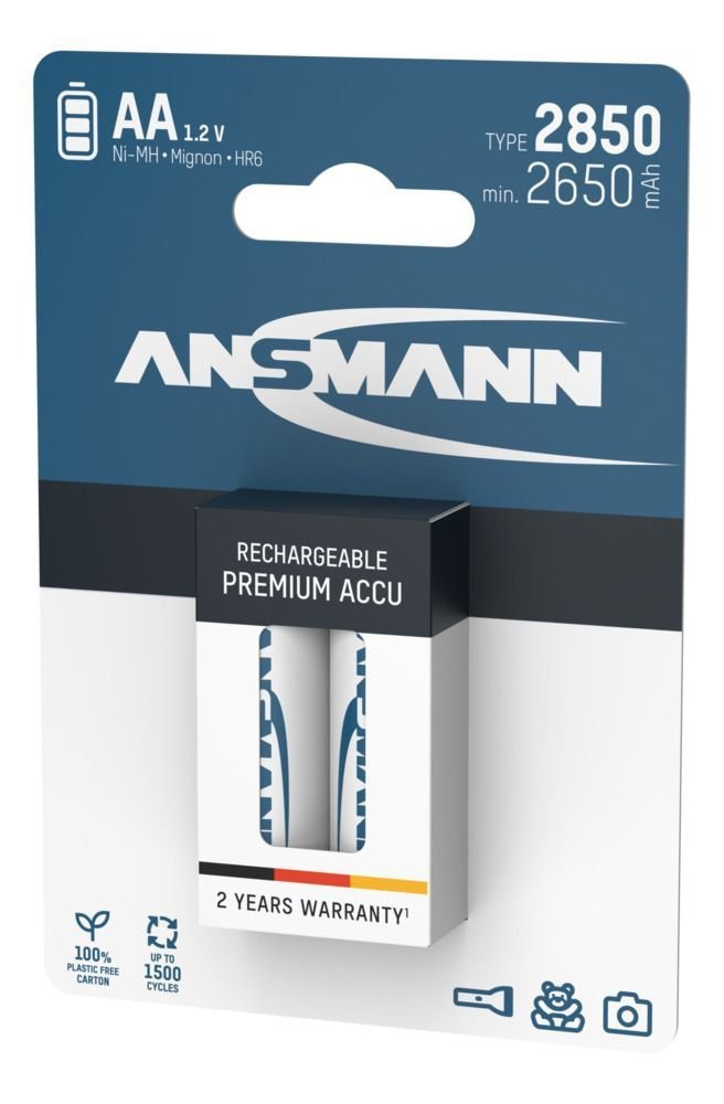 Akumulator Ansmann NiMH AA/HR6 typ 2850, 2 szt