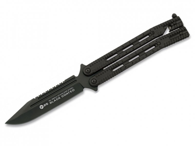 Nóż Motylek K25 36214 Balisong Black