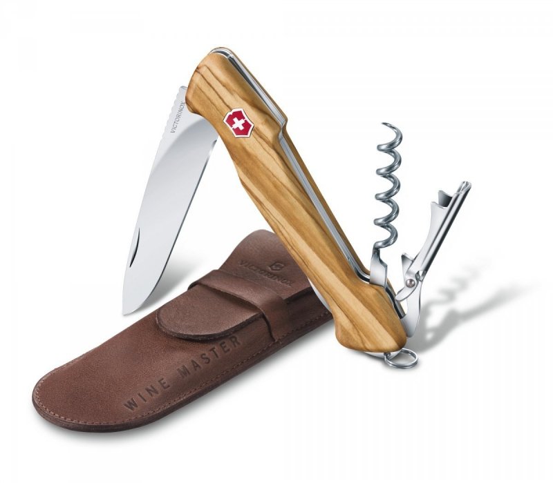 Scyzoryk Victorinox Delemont Wine Master, 130 mm, drzewo oliwne 0.9701.64