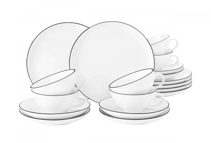 SELTMANN LIDO BLACK LINE Serwis Do Herbaty Dla 6 Osób Lido Black Line Seltman Wieden