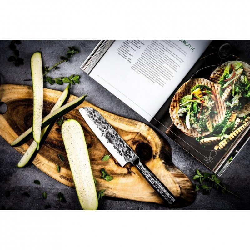 Nóż Santoku Brute Forged 18cm, uniwersalny, japońska stal, trwały