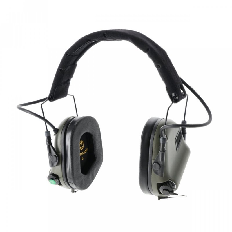 Aktywne ochronniki słuchu Earmor M31 Mark 3 zielone