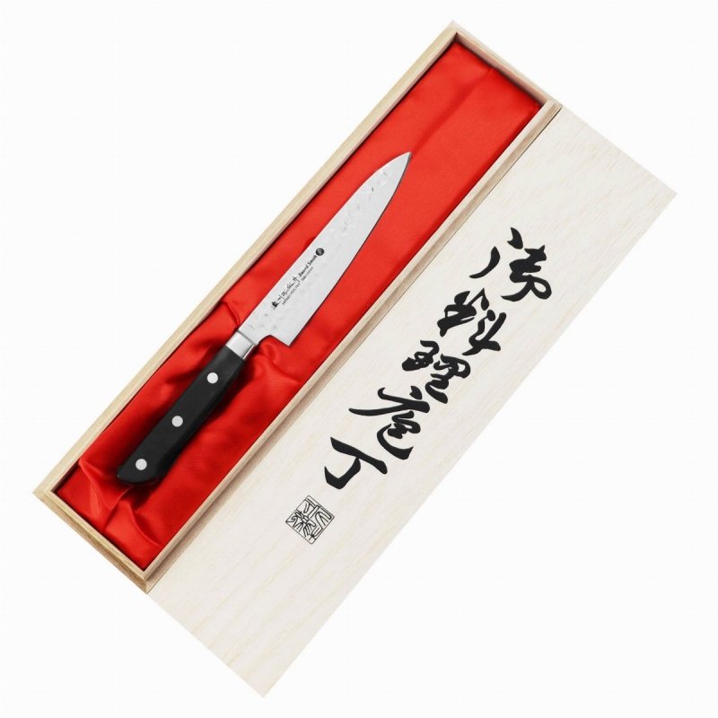 Satake Noushu Nóż uniwersalny 13,5 cm  w drewnianym pudełku
