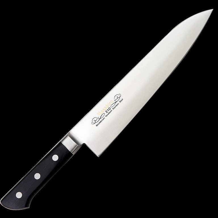 Nóż Masahiro Sankei Utility 15 cm brązowy MBS-26 lekki