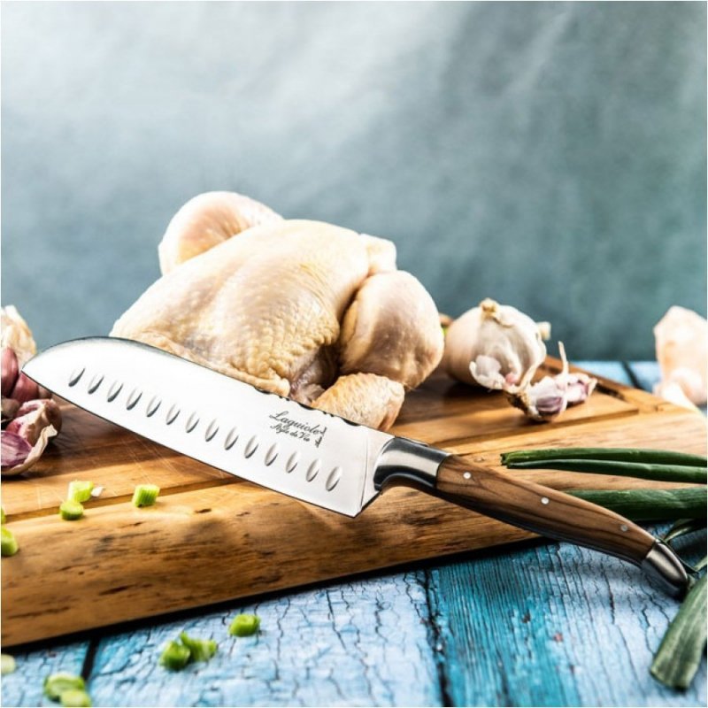 Nóż Laguiole Santoku Olive 17 Cm uniwersalny