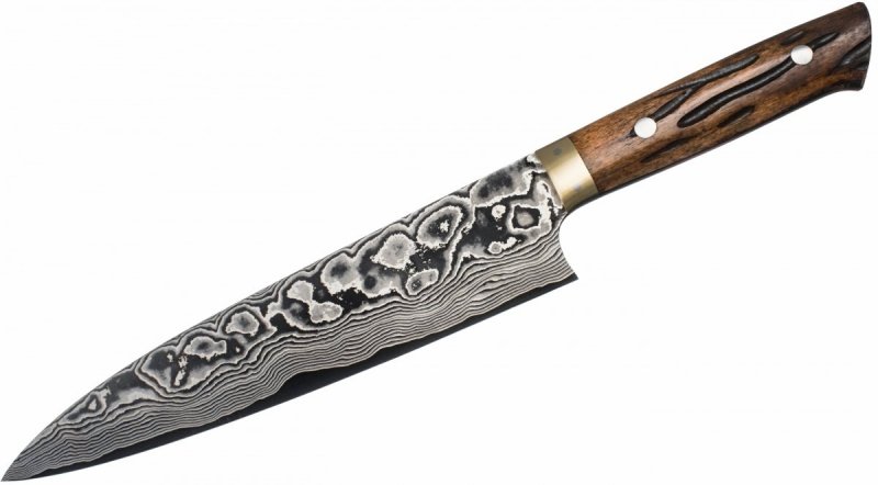 Takeshi Saji YBB Ręcznie kuty nóż Szefa 24 cm VG-10