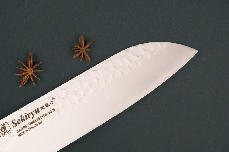 Nóż Sekiryu KASHI Santoku 165 mm [SR-VGH100W]