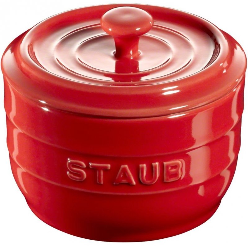 Staub ceramiczny pojemnik na sól 250ml czerwony