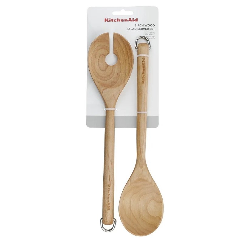 KitchenAid drewniane sztućce do sałaty CORELINE Birch