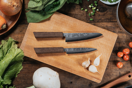 Nóż kuchenny Suncraft SENZO RETRO Nakiri 170 mm [GS-06]