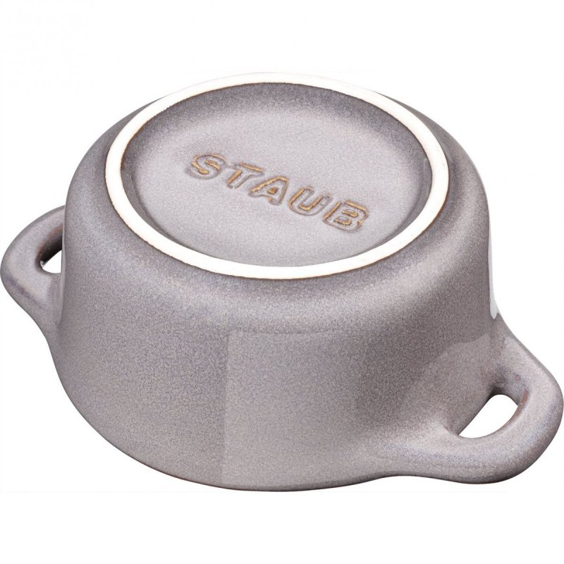 Mini Cocotte Okrągły 200 Ml, Antyczny Szary Gift Giving Staub
