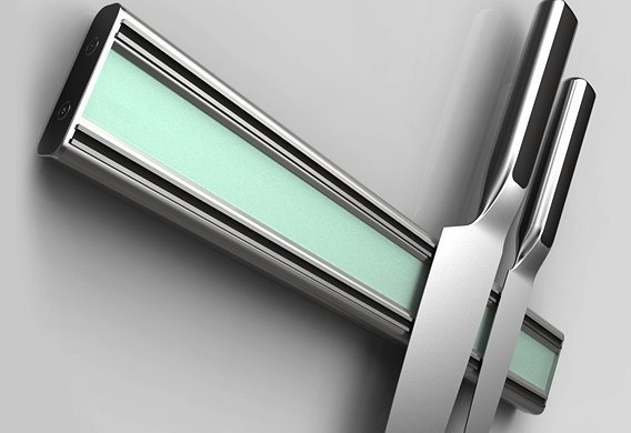 Lustrzana listwa magnetyczna zielona 300mm