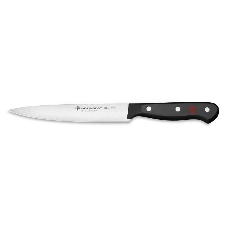 Nóż kuchenny 16cm Wusthof Gourmet czarny 56HRC ergonomiczny