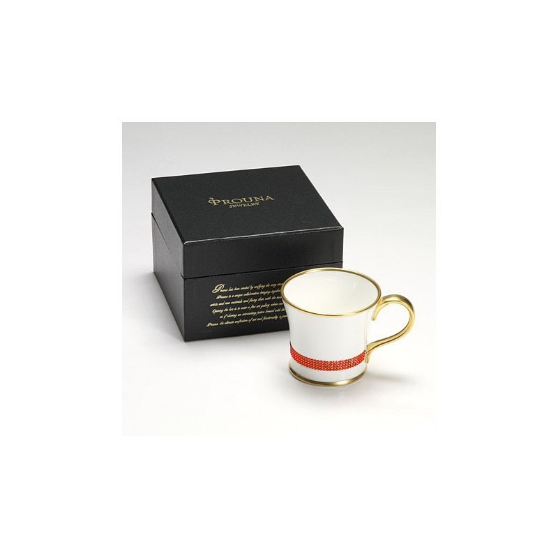 Kubek do kawy z kryształkami Swarovskiego (Hyacinth)