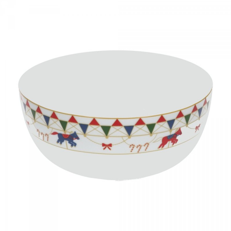 Miska Na Sałatkę 25 Cm Xmas Carousel Rose&Tulipani