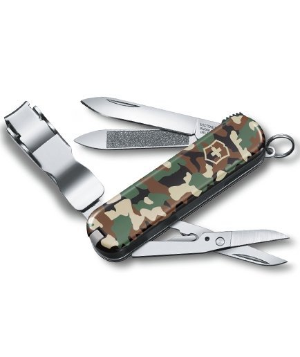 Scyzoryk Victorinox Nail Clip - 8 funkcji, nożyczki, obcinacz do paznokci, multitool do codziennego użytku - 65 mm - Różowy