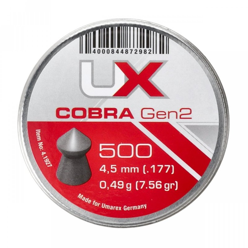 Śrut diabolo UX Cobra gen 2. 4,5 mm 500 szt.
