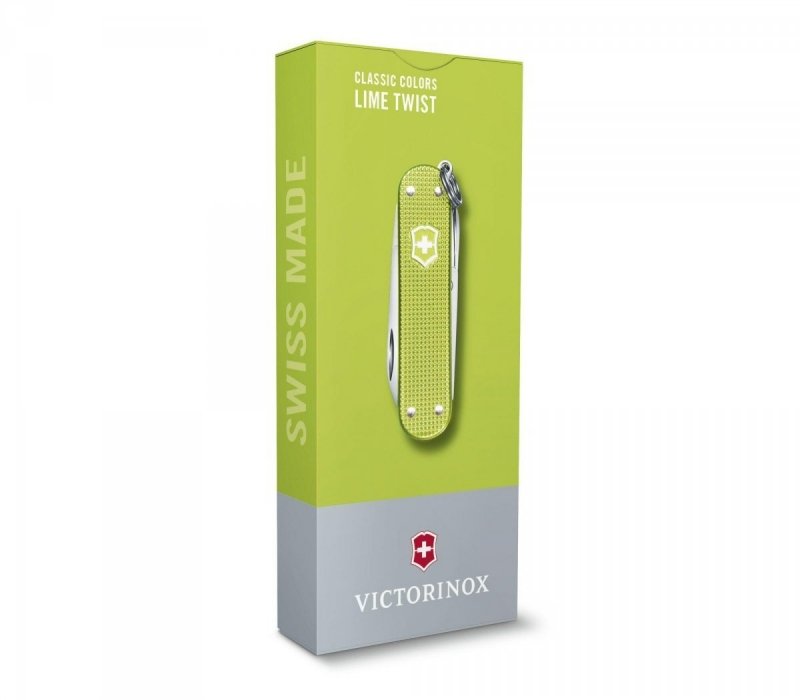 Scyzoryk Szwajcarski Victorinox Limonkowy Survival 5 Funkcji Wielofunkcyjny