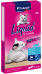 Vitakraft Cat Liquid snack dla kotów 6szt łosoś+omega3