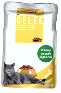 Denner NR.59 Saszetka dla kota 85g z Kurczakiem i Wątrobą w galaretce