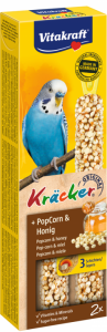 Vitakraft Kracker dla papugi Falistej 2szt Popcorn Miód