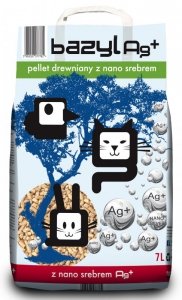 Bazyl Ag+ Pellet drewniany 7L z nano srebrem