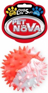 Pet Nova Piłka multikolor z wypustkami 5,5cm