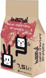 Bazyl Ag+ Pellet Drewniany 7,5L Zbrylający Czerwony