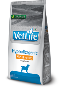 Vet Life Dog 12kg Hipoalergenic Fish&Potato